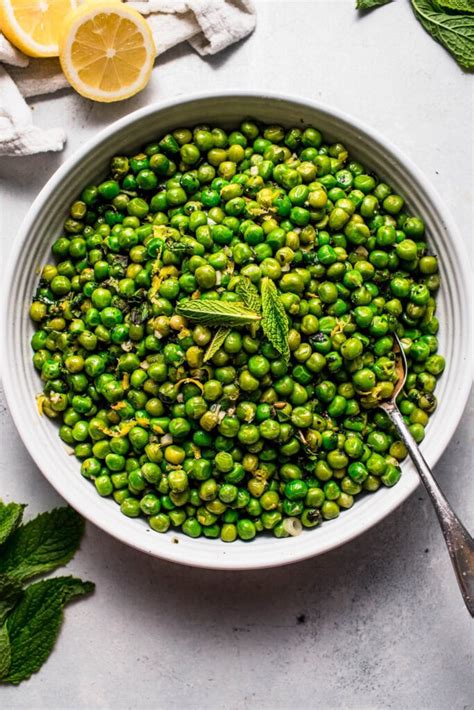 Homemade Mint Peas