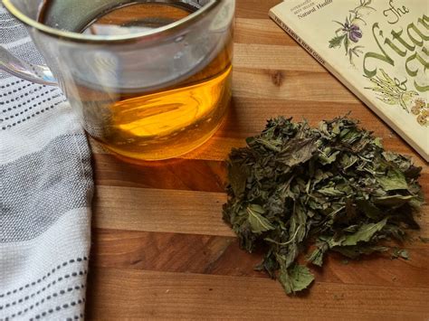 Homemade Mint Tea Dried