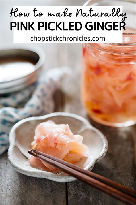 Homemade Pickled Ginger