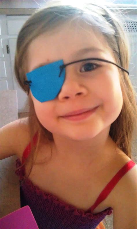 Homemade Pirate Eye Patch