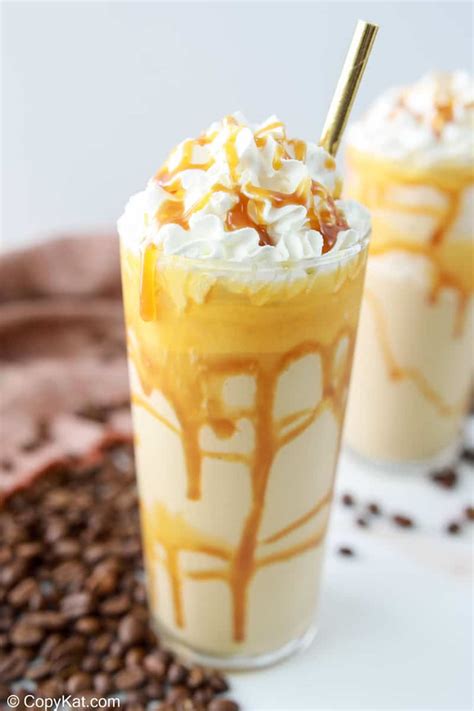 homemade starbucks caramel frappuccino