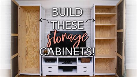 Homemade Storage Cabinets