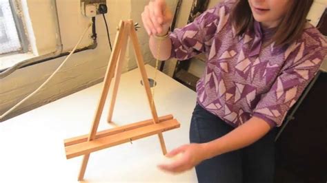 Homemade Table Top Easel