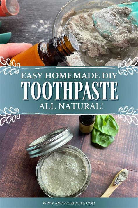 Homemade Toothpaste Gum