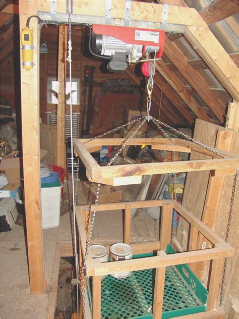 Homemade Winch Elevator