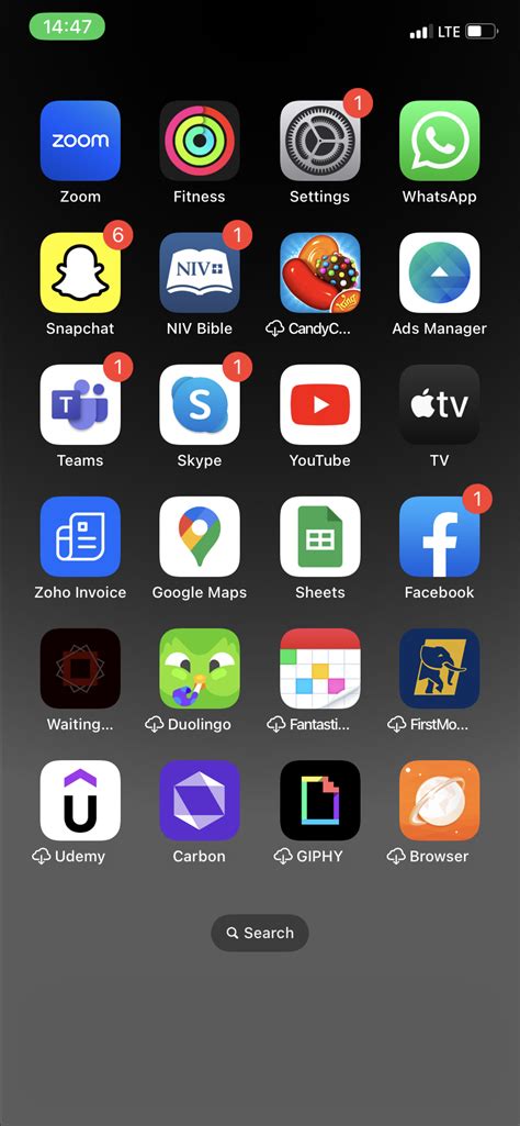 Homescreen Organization Iphone Orange