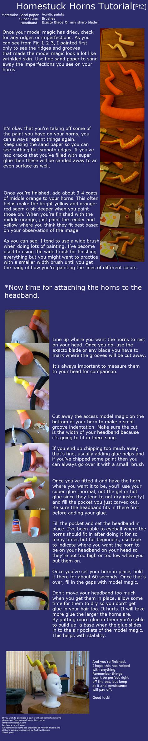 Homestuck Horns Tutorial Cosplay