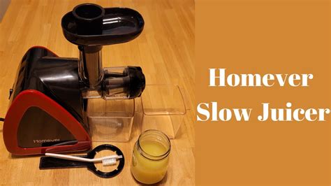 HOMEVER Slow Masticating Juicer, 150Watt