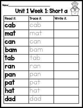 Homework Sheets For 1St Grade
