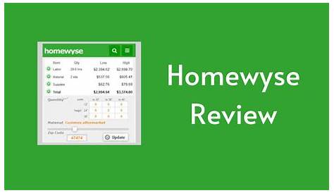 Review Using Homewyse to Price Jobs Jones Insurance