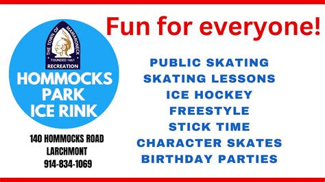 Hommocks Ice Skating Hours