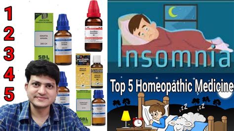 homoeopathy medicine for insomnia