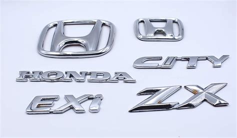 Buy Honda City Monogram Chrome Emblem Decal Monogram