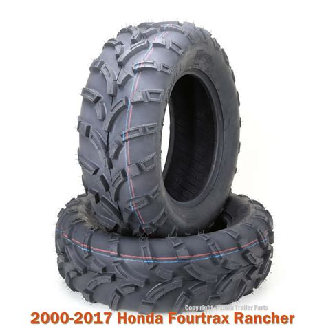 2 Front ATV Tire Set 24x812 24x8x12 for 20002017 Honda Fourtrax