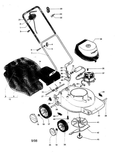 Honda HR215 SXA LAWN MOWER, USA, VIN MZAM6000001 Parts Diagram for