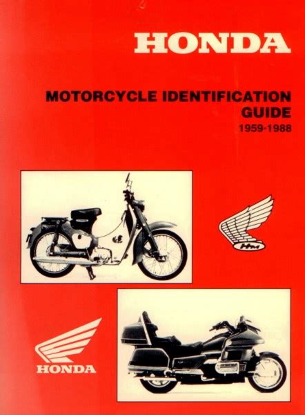 Commonly requested entries from the Honda Motorcycle Identification