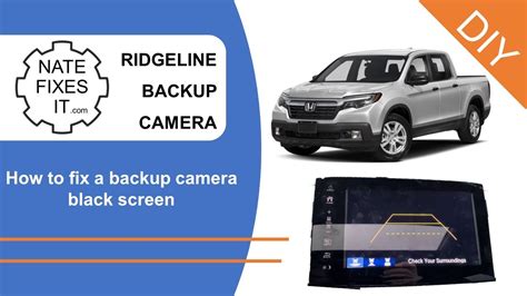 Honda Backup Camera Black Screen