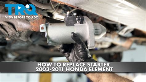 0308 Honda Element Replacing The Starter YouTube