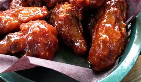 Honey Barbecue Chicken Wings Crock Pot Recipe Deep South Dish Oooey Gooey pot Bbq