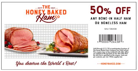 Honey Baked Ham Coupons 2020 Printable