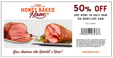 honey baked ham promo code 2024 reddit october