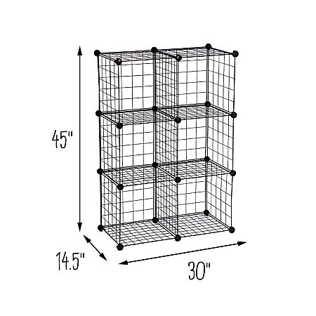 Honey Can Do Modular Mesh Storage Cubes