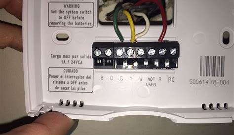Honeywell Non Programmable Thermostat Wiring Diagram