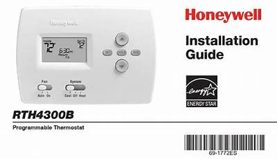 Honeywell Rth6360D1002 Installation Manual