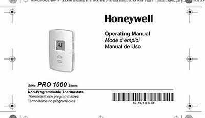 Honeywell Th4210U2002 User Manual