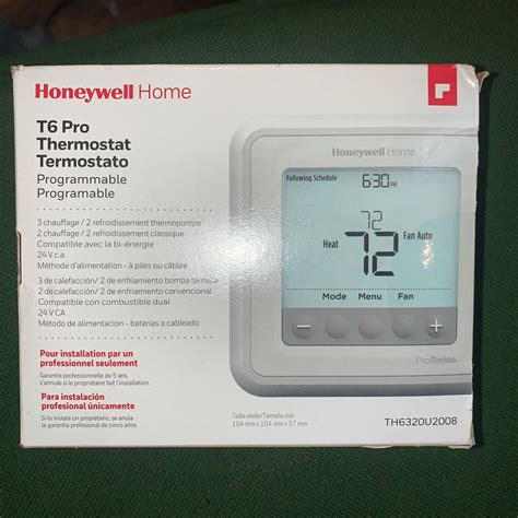 Honeywell T6 Pro Programmable Thermostat Lock Code
