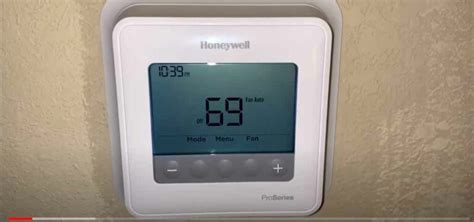 Honeywell Thermostat Memory Error