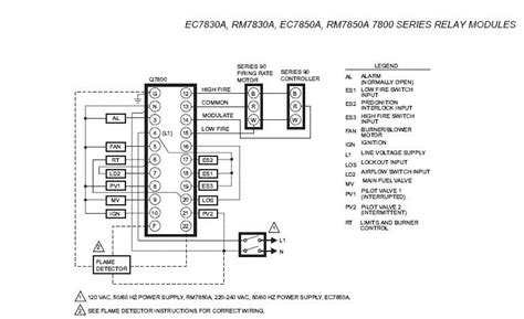 Wiring Diagram for Honeywell Burner Control