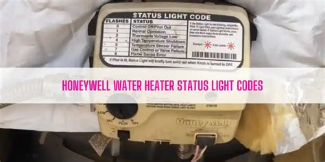 Honeywell Hot Water Heater Status Light Blinking 5 Times Shelly Lighting