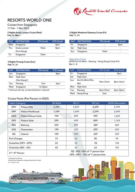 hong kong cruise schedule