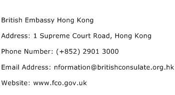 hong kong embassy london contact number