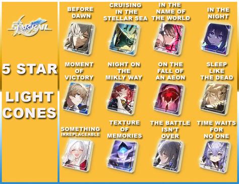 honkai star rail event light cones