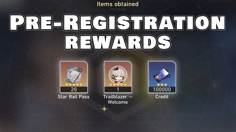 honkai star rail pre registration rewards