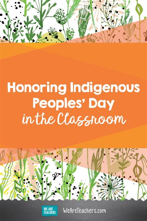 honoring indigenous peoples' day in the classroom