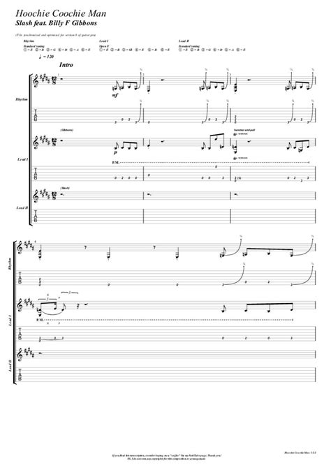 Hoochie Coochie Man Steppenwolf Tab