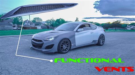 Hood Vents For Genesis Coupe