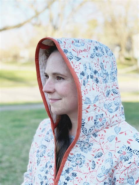 Hooded Jacket With Pattern