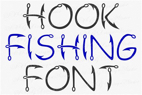 Hook Fishing Font