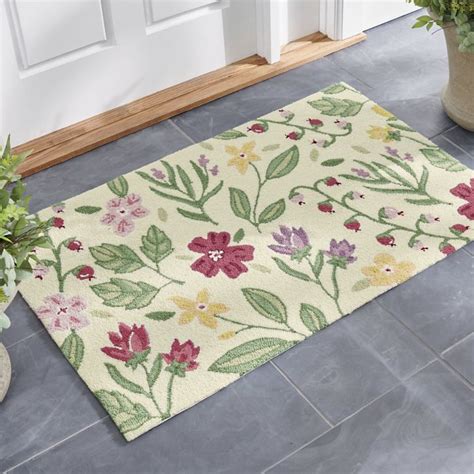 Hooked Rug Door Mat