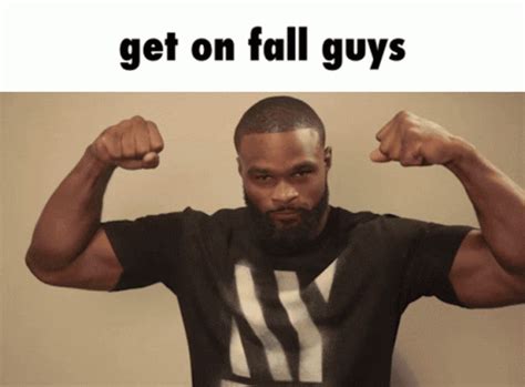 hop on fall guys meme