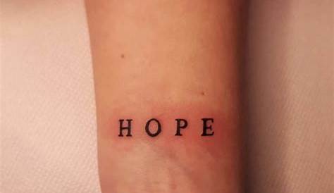 Hope Tattoo With The Dravet Butterfly Symbol And Instead Of A Heart