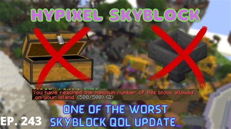 Hopper Limit Hypixel Skyblock