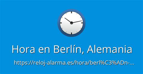 hora en berlin ahora