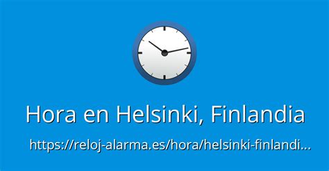 hora en helsinki finlandia