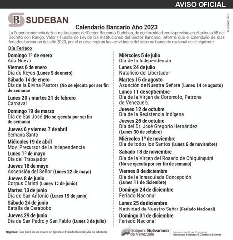 horario bancario en venezuela 2023