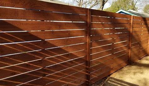 Horizontal Fence With Wood Posts en Boards A Comprehensive Guide en Home